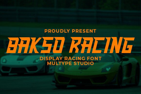 Bakso Racing Font: High-Impact Typography for Digital Speed
