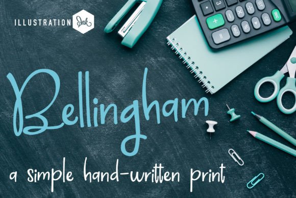 Bellingham Print Font for Editorial Design