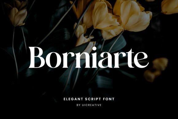 Borniarte Font: Elevating Modern Campaign Visuals