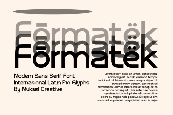 Formatek Font: Modern Geometric Type for Makers