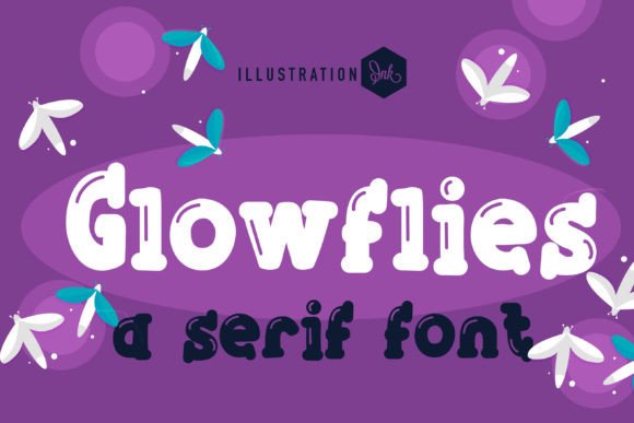 Glowflies Font: A Chunky Rounded Typeface for Branding