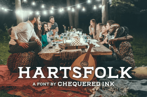 Hartsfolk Font: Hand-Crafted Sans Serif for Makers