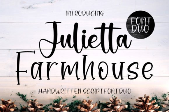 Julietta Farmhouse Font for Small Business Branding