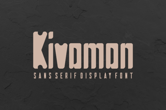 Kivomon Font for Bold Editorial Design and Branding