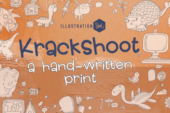 Krackshoot Font: Whimsical Sans Serif for Editorial Design