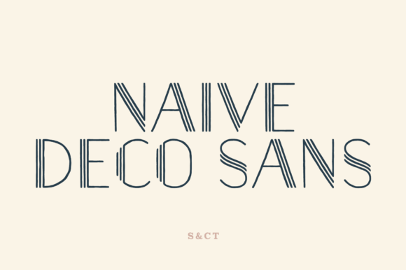 Naive Deco Sans: A Handwritten Font for Editorial Design