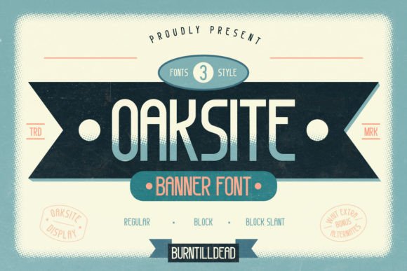 Oaksite Font: Clean Banner Typography for Editorial Design