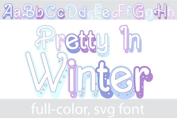 Pretty in Winter Font for Editorial Design