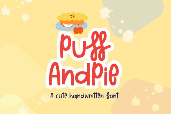 Puff and Pie Font for Handmade Labels and Branding