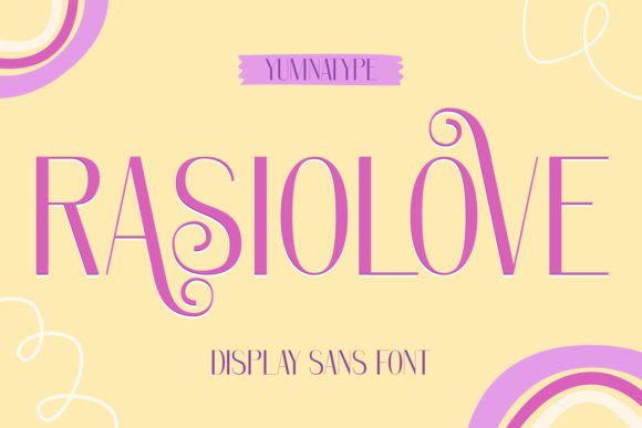 Rasiolove Font Review: Elegant All-Caps Display Typography