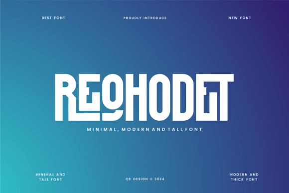 Reqhodet Font: Bold Display Type for Impactful Campaigns