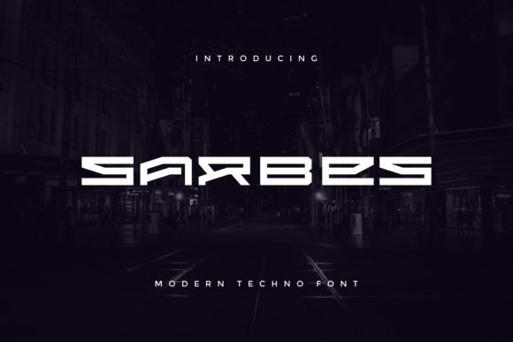 Sarbes Font: Bold Modern Type for Crafters