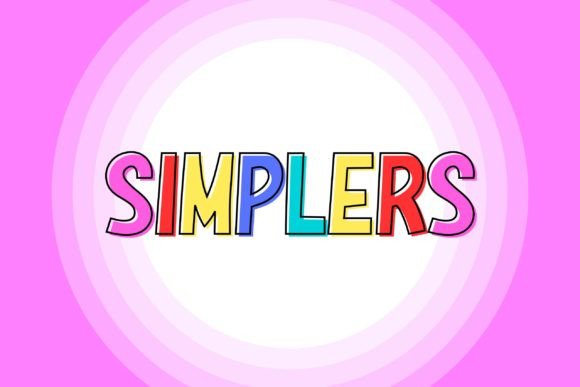 Simplers Font: Gothic Cartoon Style for Campaigns