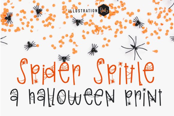 Spider Spittle Font for Web Design and Digital Branding