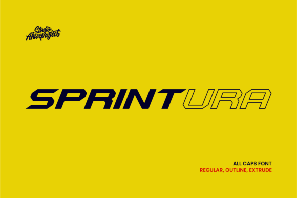 Sprintura Font Review: Bold Motion for Maker Designs