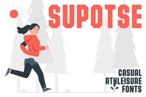 Supotse Font Review for Sporty Makers