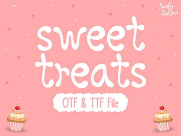 Sweet Treats Font: Soft Typography for Web Design