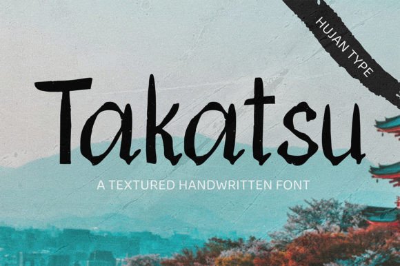 Takatsu Font Review: Textured Sans Serif for Organic Branding