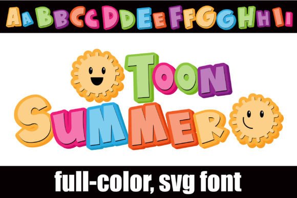 Toon Summer Font Review for Makers