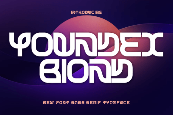 Youndex Biond Font: Bold Branding for Small Business
